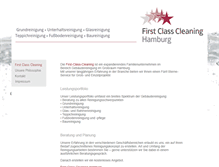 Tablet Screenshot of firstclasscleaning.de